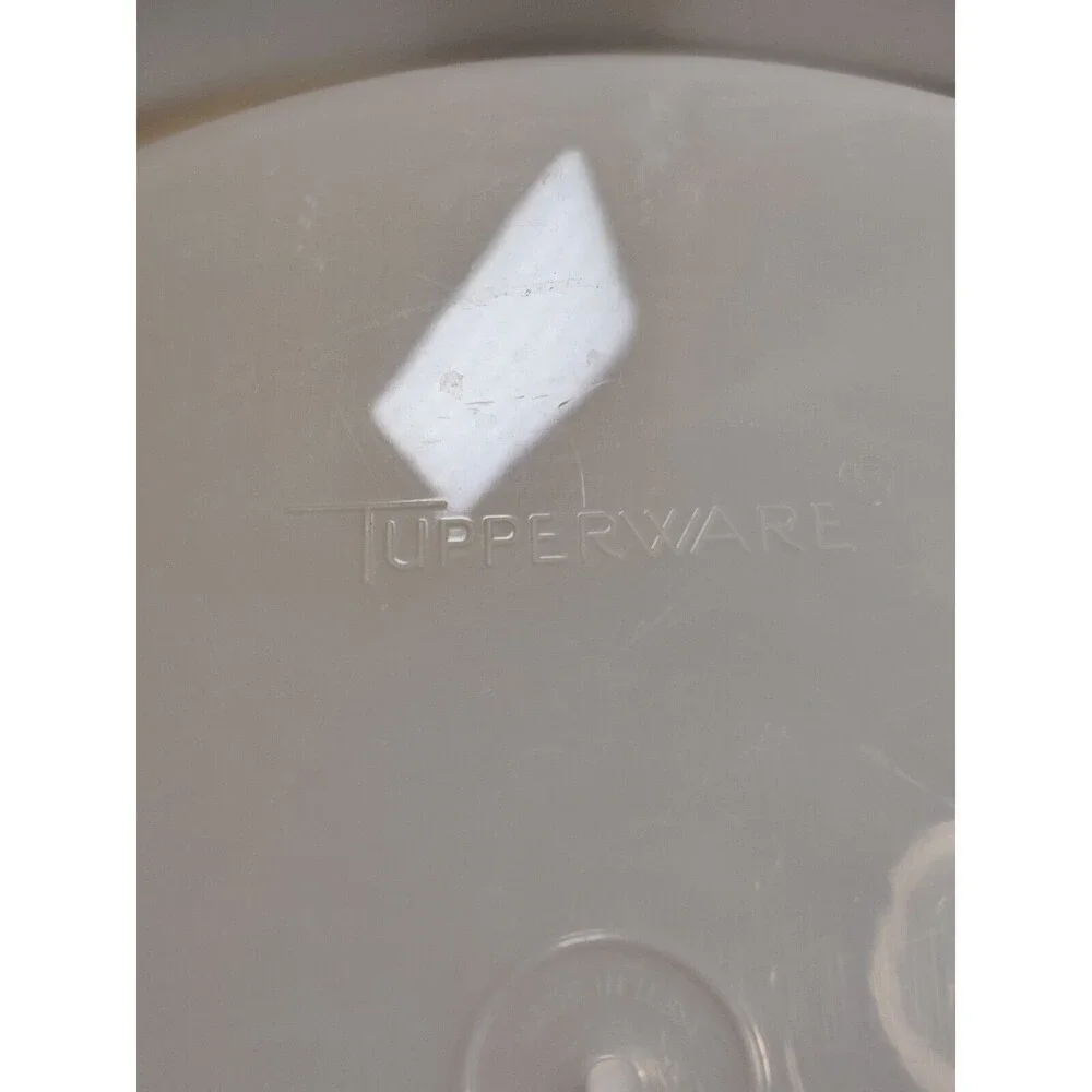 Vintage White Tupperware Divide-A-Rack #511-1 Pie Cake Cupcake Stacker 11.75